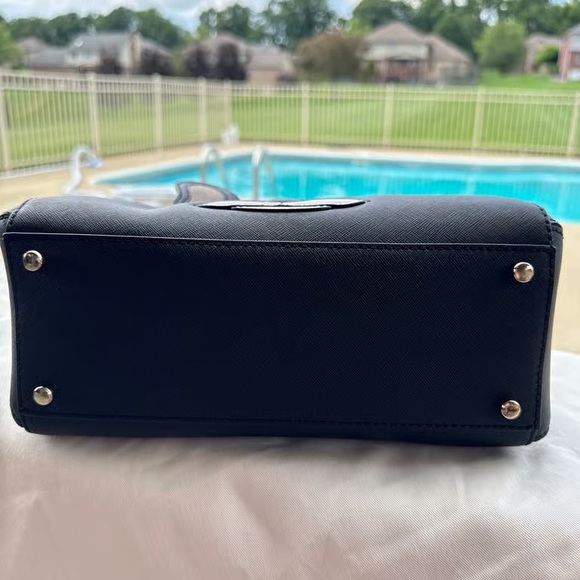 Kate Spade Black and White Dog Satchel - Picture 6 of 8